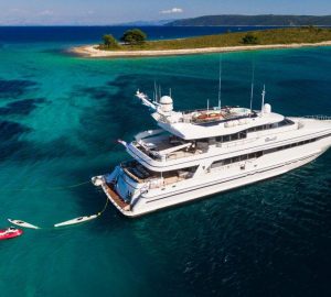 Superyacht Brazil ready for charter in the Eastern Mediterranean