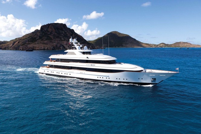 Luxury charter yacht LADY BRITT. Image courtesy of Feadship