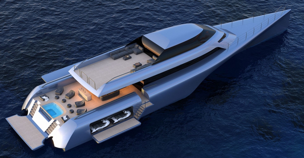 Mc155 The New Trimaran Concept From Design Unlimited Yacht Charter Superyacht News