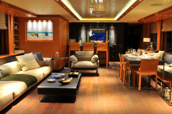 Luxury yacht MEYA MEYA - Salon