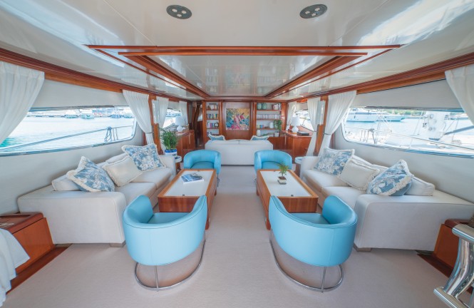 Luxury yacht ZAMBEZI - Main salon