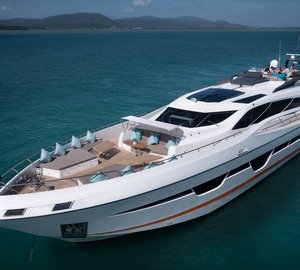 Elegant superyacht Dolce Vita available for charters in exotic Thailand
