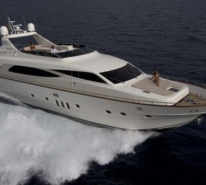 Charter luxury yacht Talyne in the Eastern Mediterranean