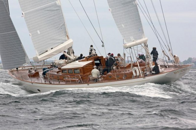 Sailing yacht BEQUIA - Winner of Class B and overall winner of the Candy Store Cup Superyacht Edition. Photo credit Billy Black