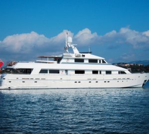Luxury charter yacht Lionshare ready for the Caribbean and Bahamas