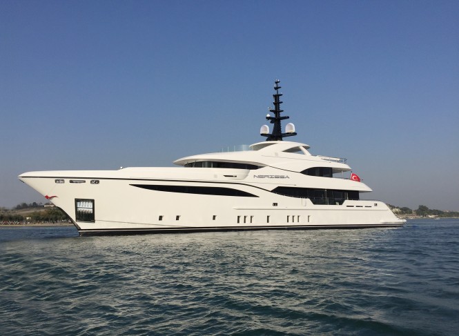 Superyacht NERISSA built by Bilgin Yachts will debut at the Monaco Yacht Show in September