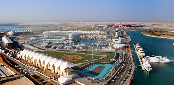 Yas Island Marina and F1 racetrack - Abu Dhabi