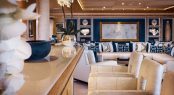 Bar detailing in the main salon aboard superyacht CLOUD 9