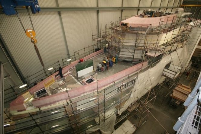 Expedition yacht SILVER LOFT under construction
