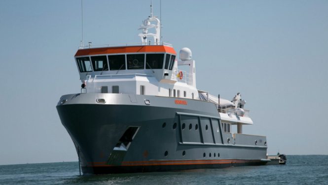 Explorer yacht GENESIA - First hull in the Ocean King 130 range