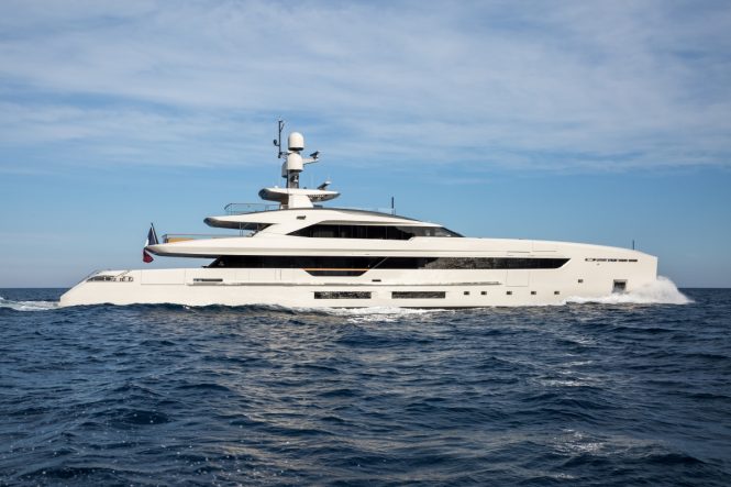 Luxury charter yacht VERTIGE from Tankoa Yachts - Currently on display at the Monaco Yacht Show