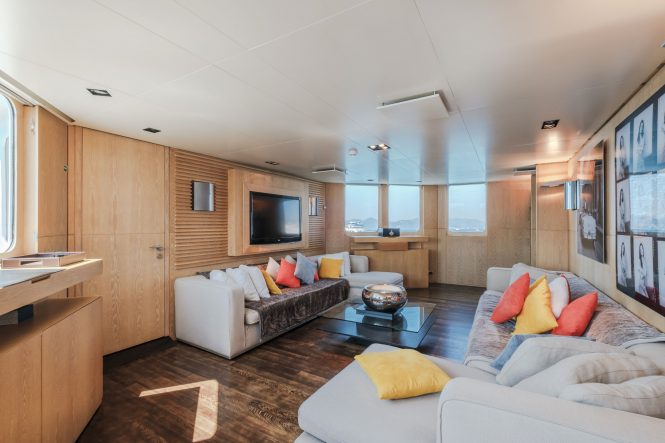 Luxury yacht ALTER EGO - Media room