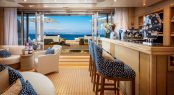 M/Y CLOUD 9 - Lower deck beach club bar