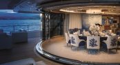 M/Y CLOUD 9 - Upper deck aft formal dining area