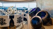 Motor yacht CLOUD 9 - Formal dining area detailing