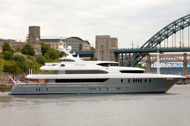 Newcastle Shipyard superyacht SOVEREIGN - Available for charter in the Caribbean and Bahamas