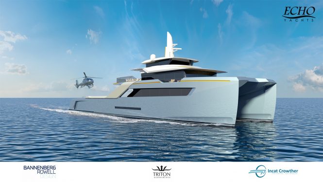 PROJECT ECHO from Echo Yachts, in collaboration with Bannenberg & Rowell Design, Incat Crowther and Triton Submarines