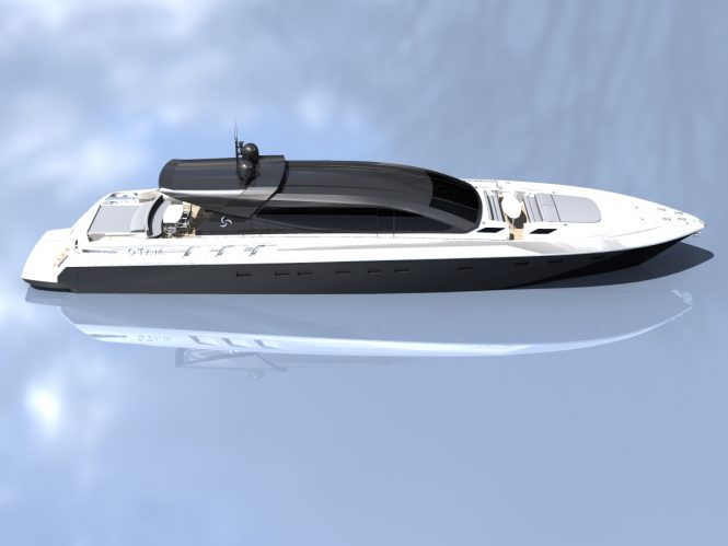 Profile of the 100 HT superyacht