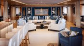 Superyacht CLOUD 9 - Main salon lounge and bar