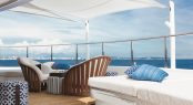 Superyacht CLOUD 9 - Owner's deck bow terrace