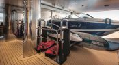 Superyacht CLOUD 9 - Tender garage