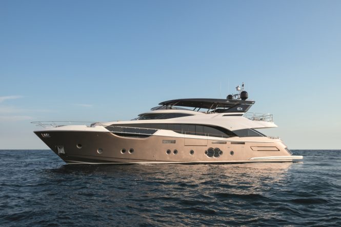 Superyacht MCY 96. Photo credit Monte Carlo Yachts
