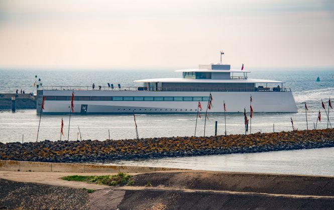 Superyacht VENUS returning for her refit with Feadship