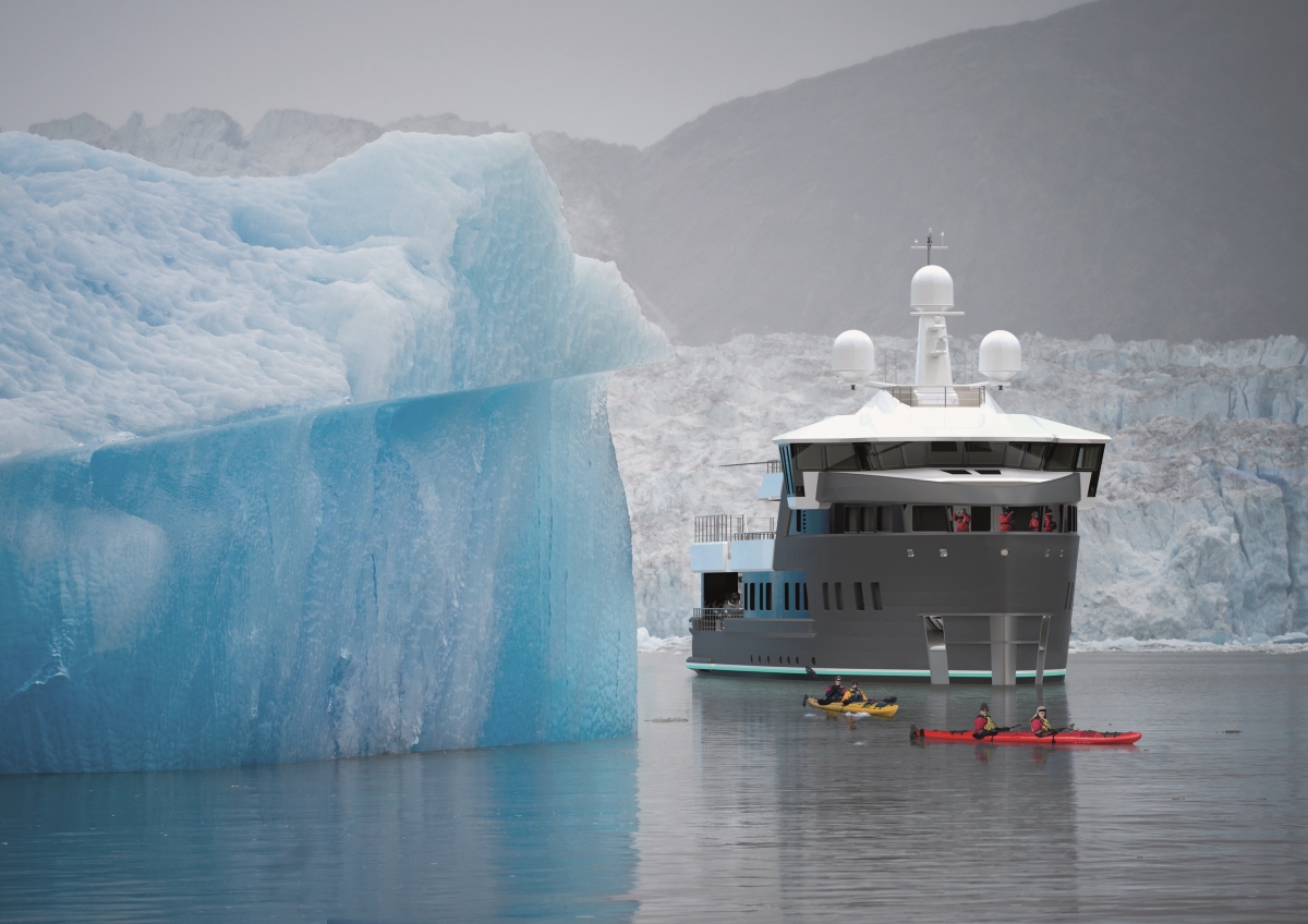 The Damen SeaXplorer range is build with Iceclass hulls — Yacht
