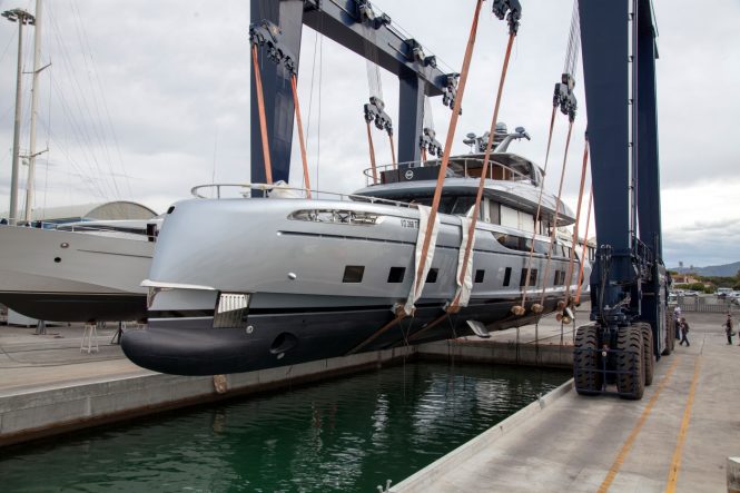 The GTT 115 was recently launched ahead of her international debut at the Monaco Yacht Show