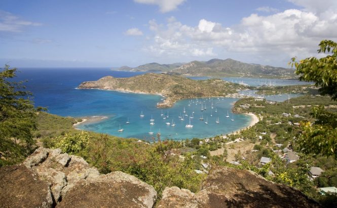 View of Antigua from Shirley Heights