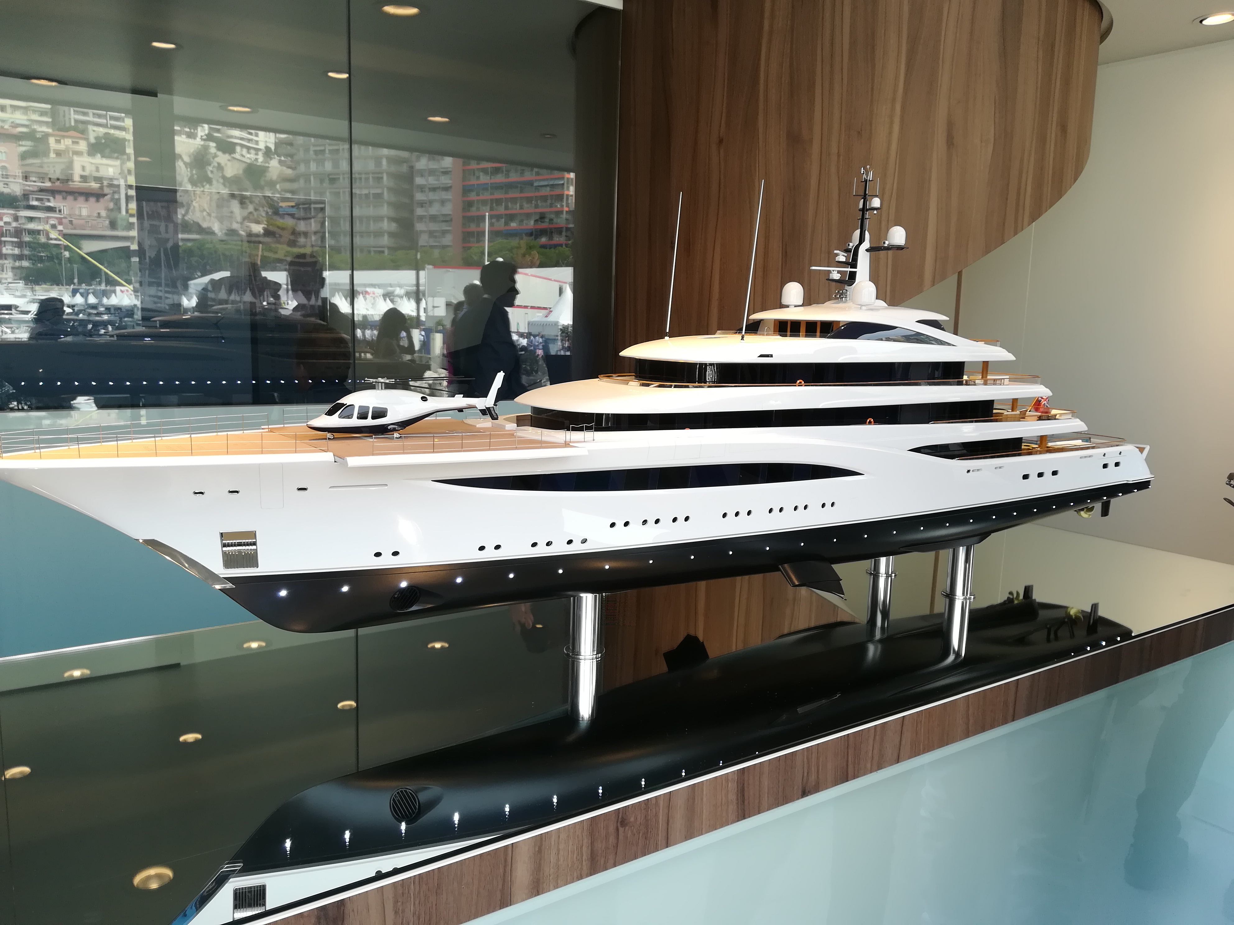 FAITH yacht model at Feadship stand Photo © — Yacht Charter & Superyacht News