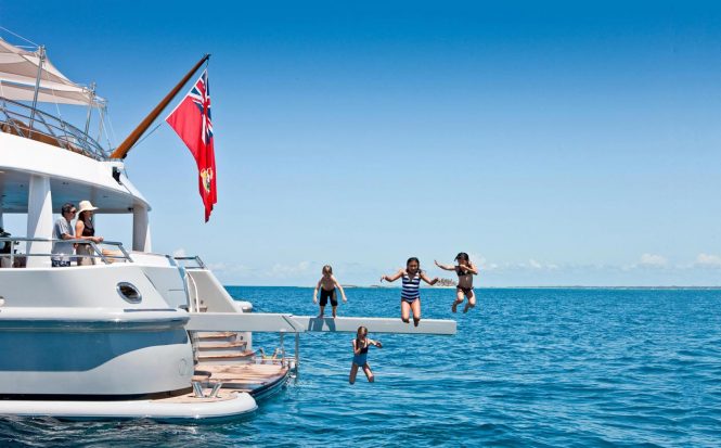 Kids on a Luxury Yacht Charter