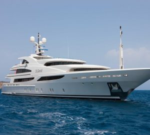 Charter M/Y St David in the Indian Ocean and to the Abu Dhabi Grand Prix