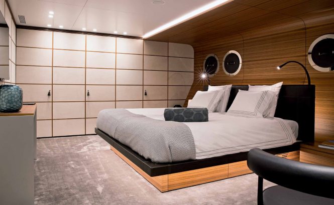 Motor yacht SILVER FAST - Master suite. Photo credit Silver Yachts