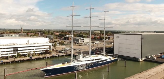 Sailing yacht BLACK PEARL - Built by Oceanco