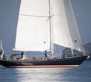 Sailing yacht Copihue begins winter refit at Balk Shipyard