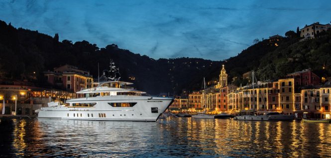 San Lorenzo Explorer Yacht Baia in Portofino, Italy