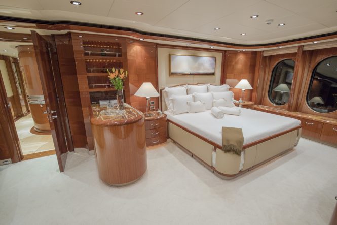 Superyacht ALLEGRIA - Master suite