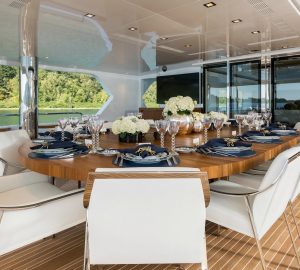 Escape with luxury yacht Chasseur on a Bahamas and Caribbean charter