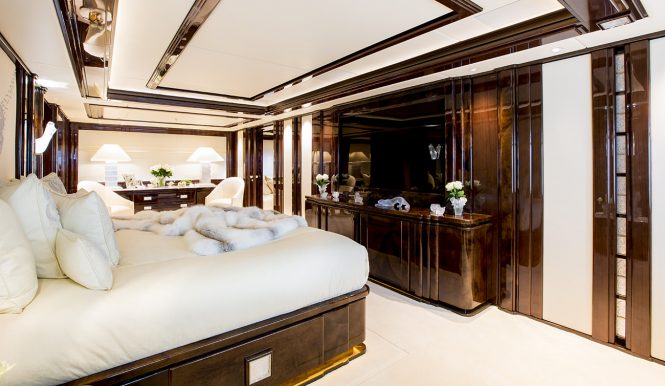 Luscious accommodation with opulent decorations and accessories