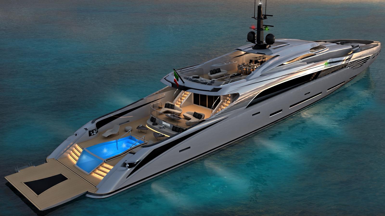 Rossinavi announces new 55m yacht concept ‘Zephyr’ with Federico