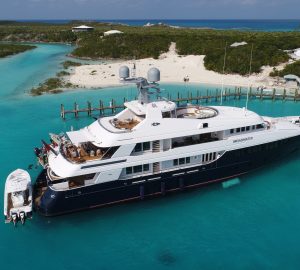Choose superyacht Broadwater for your winter charter in the Caribbean and Bahamas