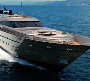 Charter speedy superyacht Musa among the Western Mediterranean isles