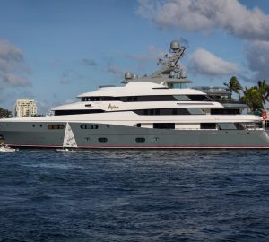 Five famous superyachts spotted over the festive season 