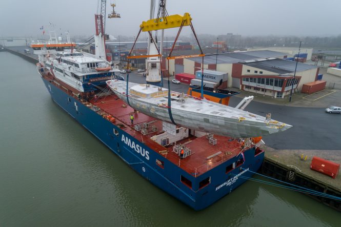 TC127 getting ready for launch - Photo credit Hoek Design