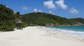 White sand beaches on Mustique