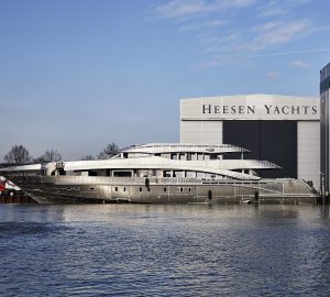 Heesen joins hull and superstructure of superyacht Project Aster