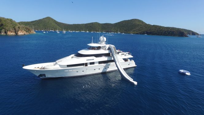 Luxury yacht KEMOSABE