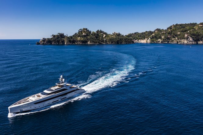 Luxury yacht VERTIGE in the Mediterranean