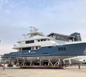 Nordhavn launches Hull 9615 and christens her Serenity